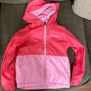 4T Pink Columbia Windbreaker